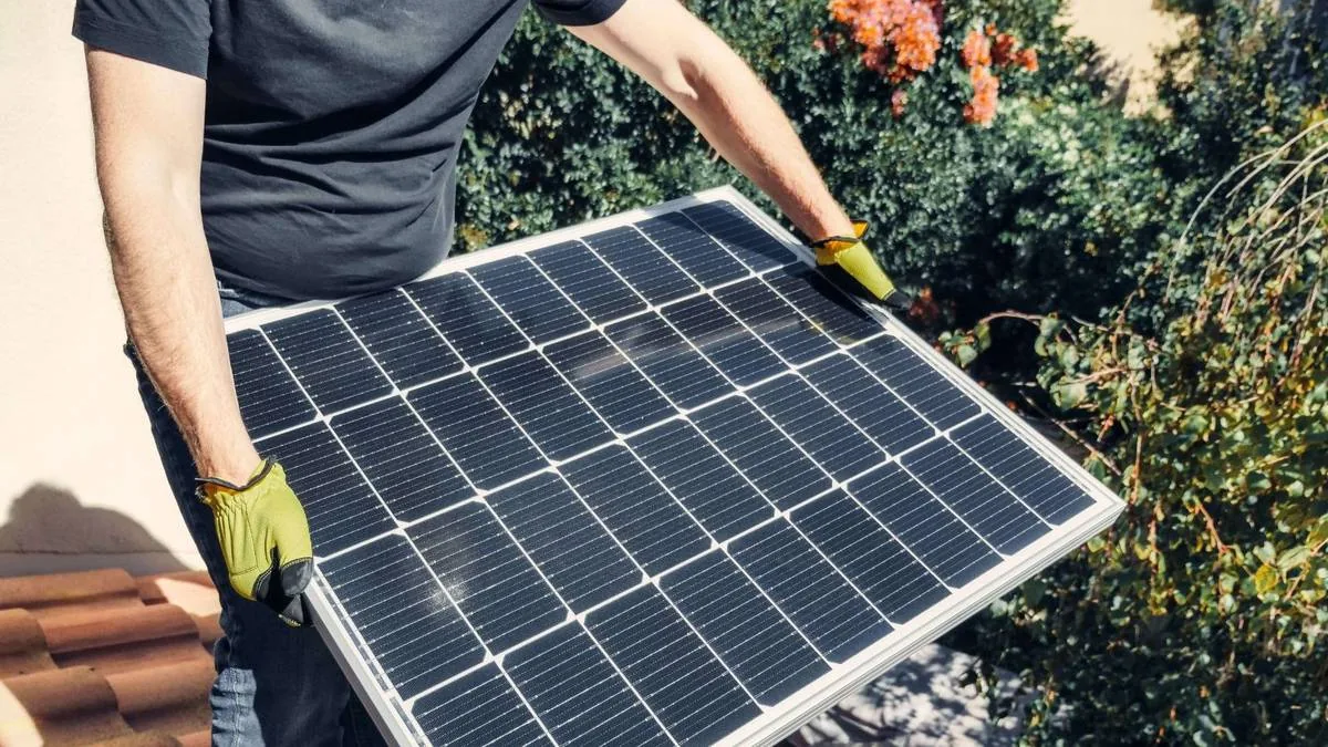 Ertragskontrolle an der Solaranlage